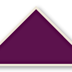 Foulard scout Aubergine Biais Ecru