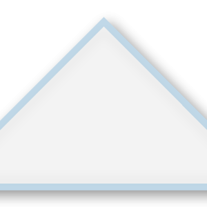 Foulard scout Blanc Biais Bleu Glacier