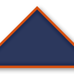 Foulard scout Bleu Marine Biais Orange