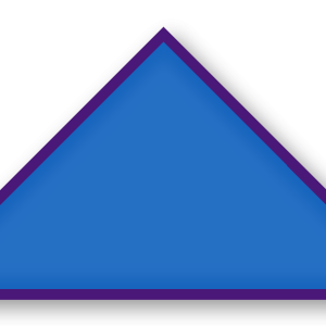 Foulard scout Bleu Roi Biais Violet