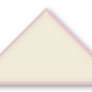 Foulard scout Ecru CC07 Biais Rose Pale