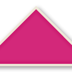 Foulard scout Fuchsia CC40 Biais Ecru