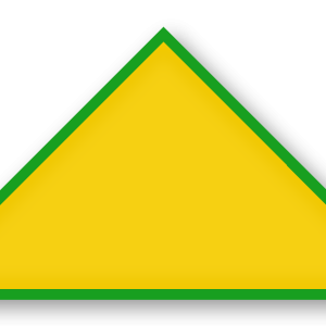 Foulard scout Jaune Pissenlit Biais Vert Prairie