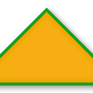Foulard scout Jaune Biais Vert Prairie