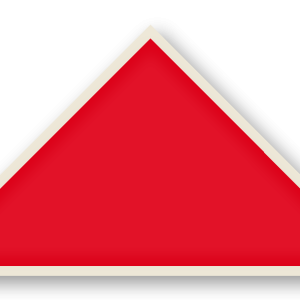 Foulard scout Rouge CC21 Biais Ecru