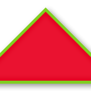Foulard scout Rouge Biais Vert Anis