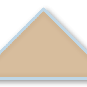 Foulard scout Sable Biais Bleu Glacier