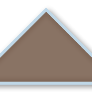 Foulard scout Taupe CC35 Biais Bleu Glacier