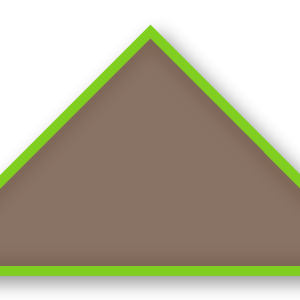 Foulard scout Taupe CC35 Biais Vert Anis