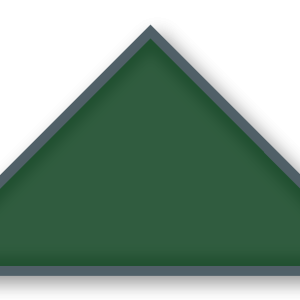 Foulard scout Vert Sapin Biais Gris Ardoise