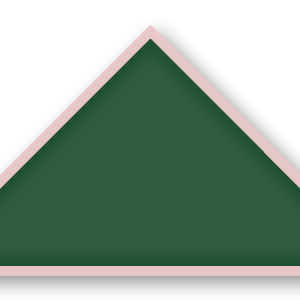 Foulard scout Vert Sapin Biais Rose Quartz