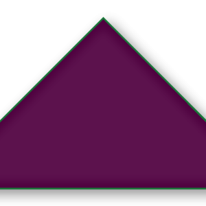 Foulard scout Aubergine Soutache Vert Profond