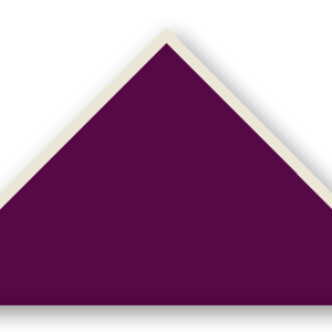 Foulard scout Aubergine Biais Ecru