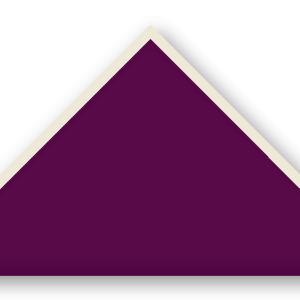 Foulard scout Aubergine Biais Ecru Naturel