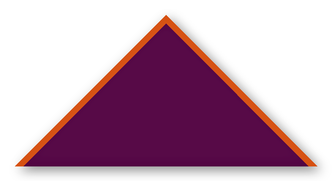 Foulard scout Aubergine Biais Orange