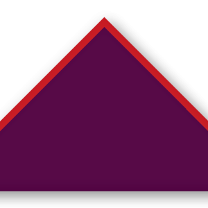 Foulard scout Aubergine Biais Rouge