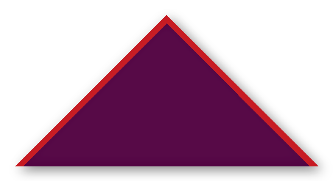 Foulard scout Aubergine Biais Rouge