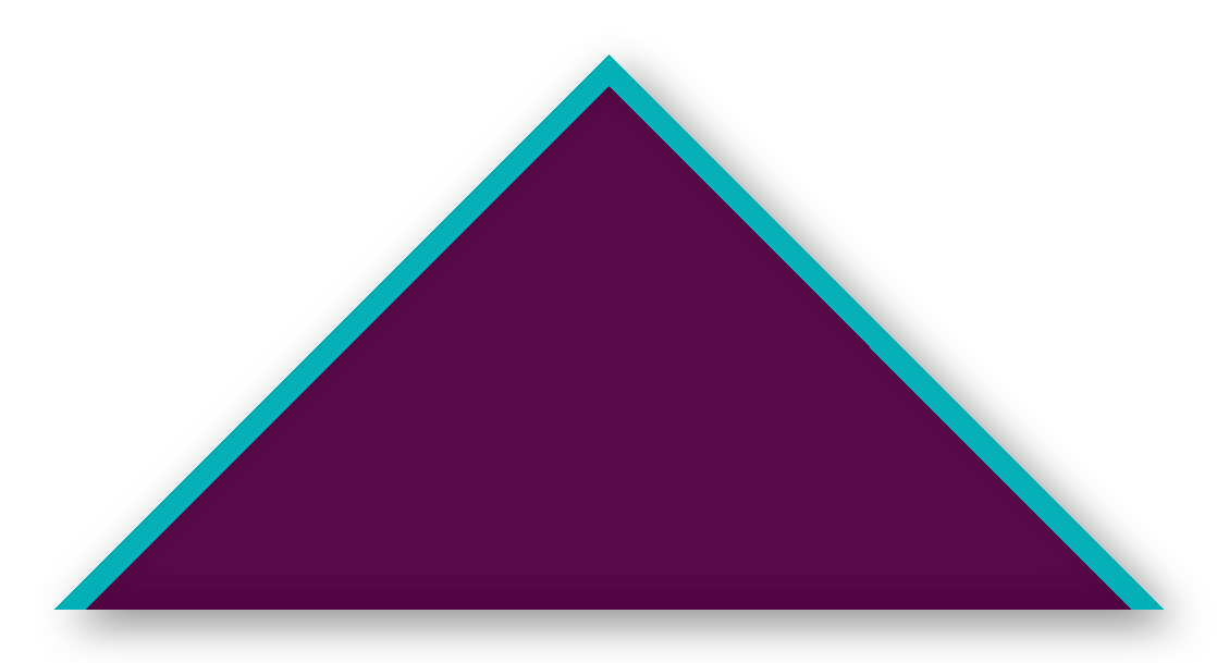 Foulard scout Aubergine Biais Turquoise