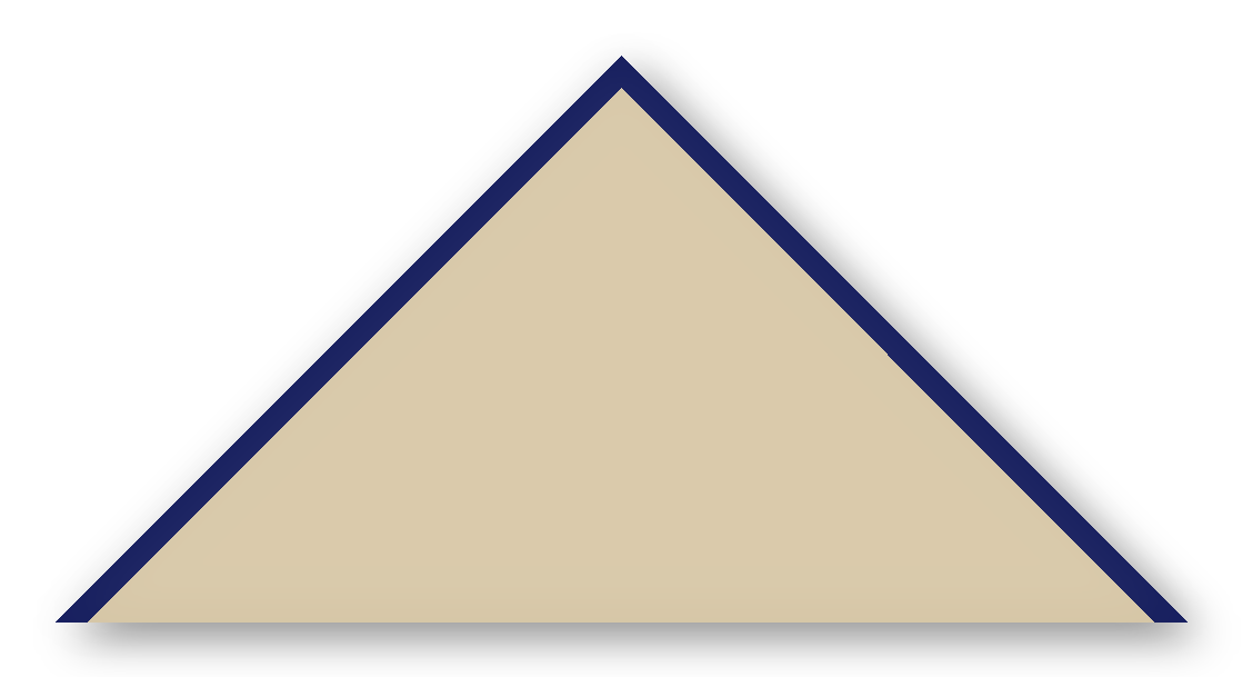 Foulard scout Beige CC37 Biais Bleu Nuit