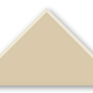 Foulard scout Beige CC37 Biais Ecru