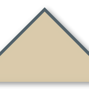 Foulard scout Beige CC37 Biais Gris Ardoise