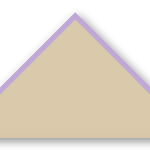 Foulard scout Beige CC37 Biais Lilas