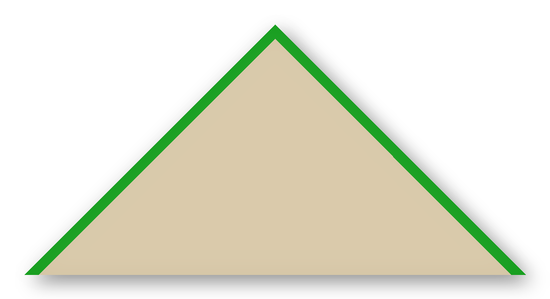 Foulard scout Beige CC37 Biais Vert Prairie