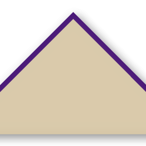 Foulard scout Beige CC37 Biais Violet