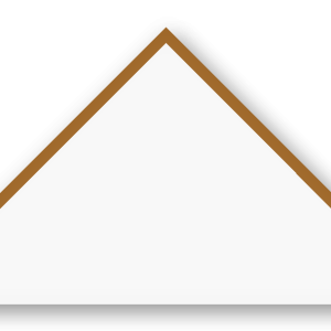 Foulard scout Blanc CC08 Biais Caramel