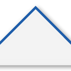 Foulard scout Blanc Biais Bleu Roi
