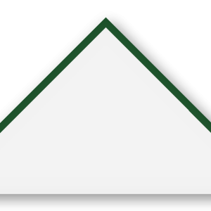 Foulard scout Blanc Biais Vert Sapin
