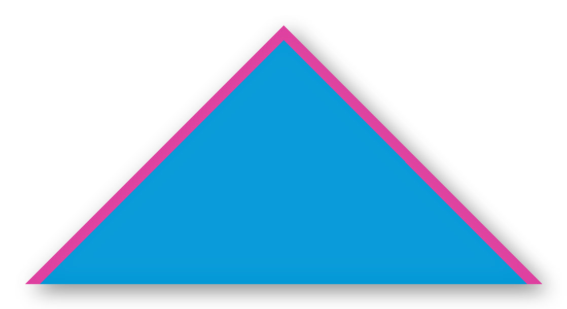 Foulard scout Bleu Lagon Biais Fuchsia