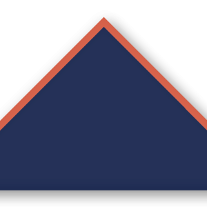 Foulard scout Bleu Marine Biais Corail
