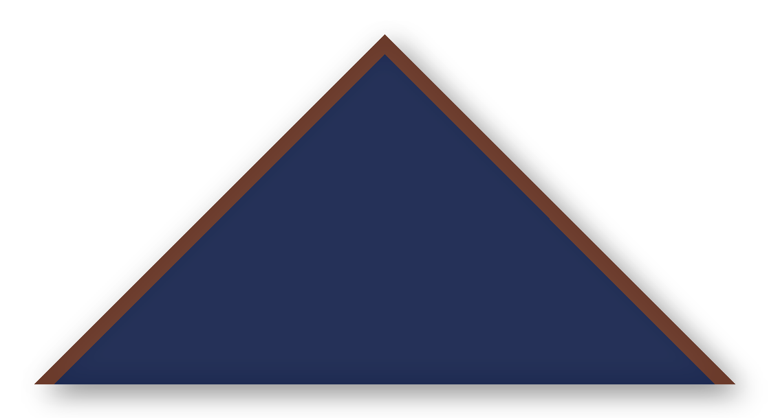 Foulard scout Bleu Marine Biais Marron