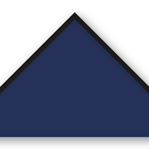 Foulard scout Bleu Marine Biais Noir