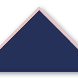 Foulard scout Bleu Marine Biais Rose Quartz