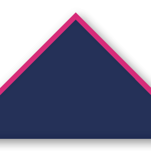 Foulard scout Bleu Marine Biais Rose Vif