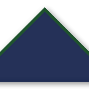 Foulard scout Bleu Marine Biais Vert Sapin