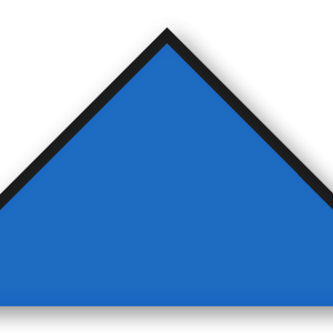 Foulard scout Bleu Roi Biais Noir