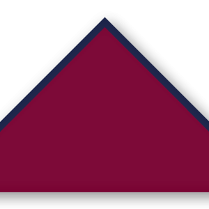 Foulard scout Bordeaux CC17 Biais Bleu Marine