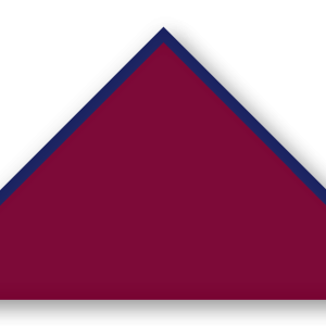 Foulard scout Bordeaux CC17 Biais Bleu Nuit
