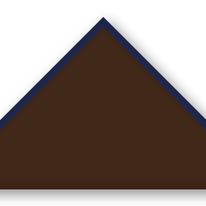 Foulard scout Choco CC34 Biais Bleu Marine