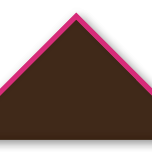 Foulard scout Choco CC34 Biais Rose Vif