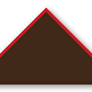 Foulard scout Choco CC34 Biais Rouge