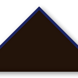 Foulard scout Chocolat Biais Bleu Nuit