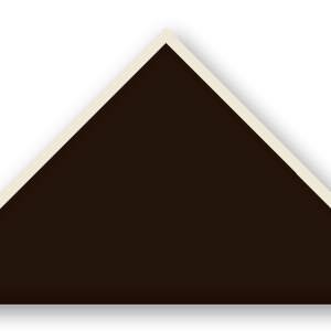 Foulard scout Chocolat Biais Ecru Naturel