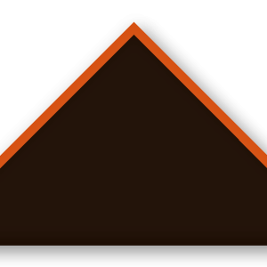 Foulard scout Chocolat Biais Orange
