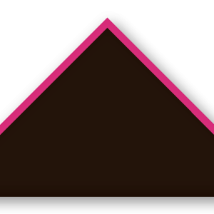 Foulard scout Chocolat Biais Rose Vif