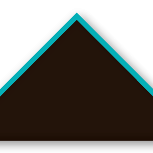 Foulard scout Chocolat Biais Turquoise