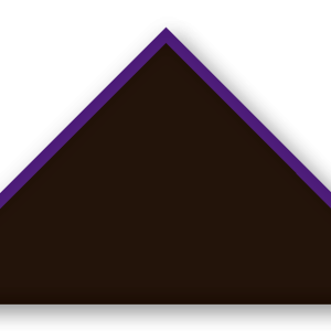 Foulard scout Chocolat Biais Violet